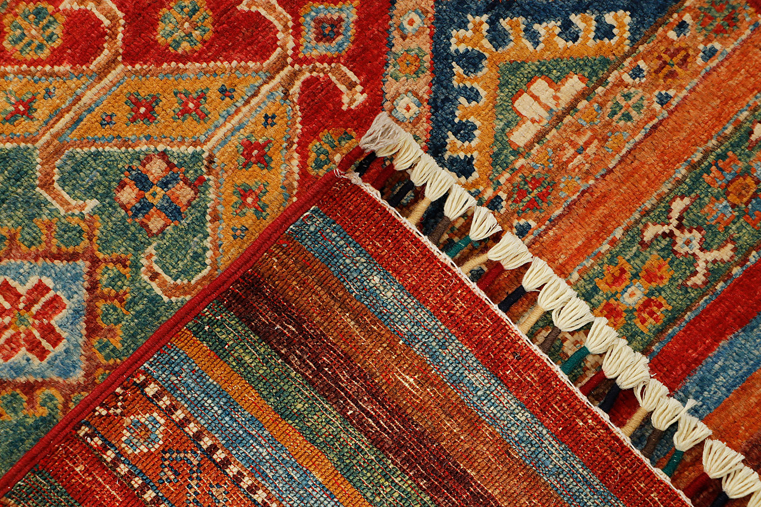 Khurjeen Persian Hand Knotted Wool Rug Multicolor 2'6" x 4'