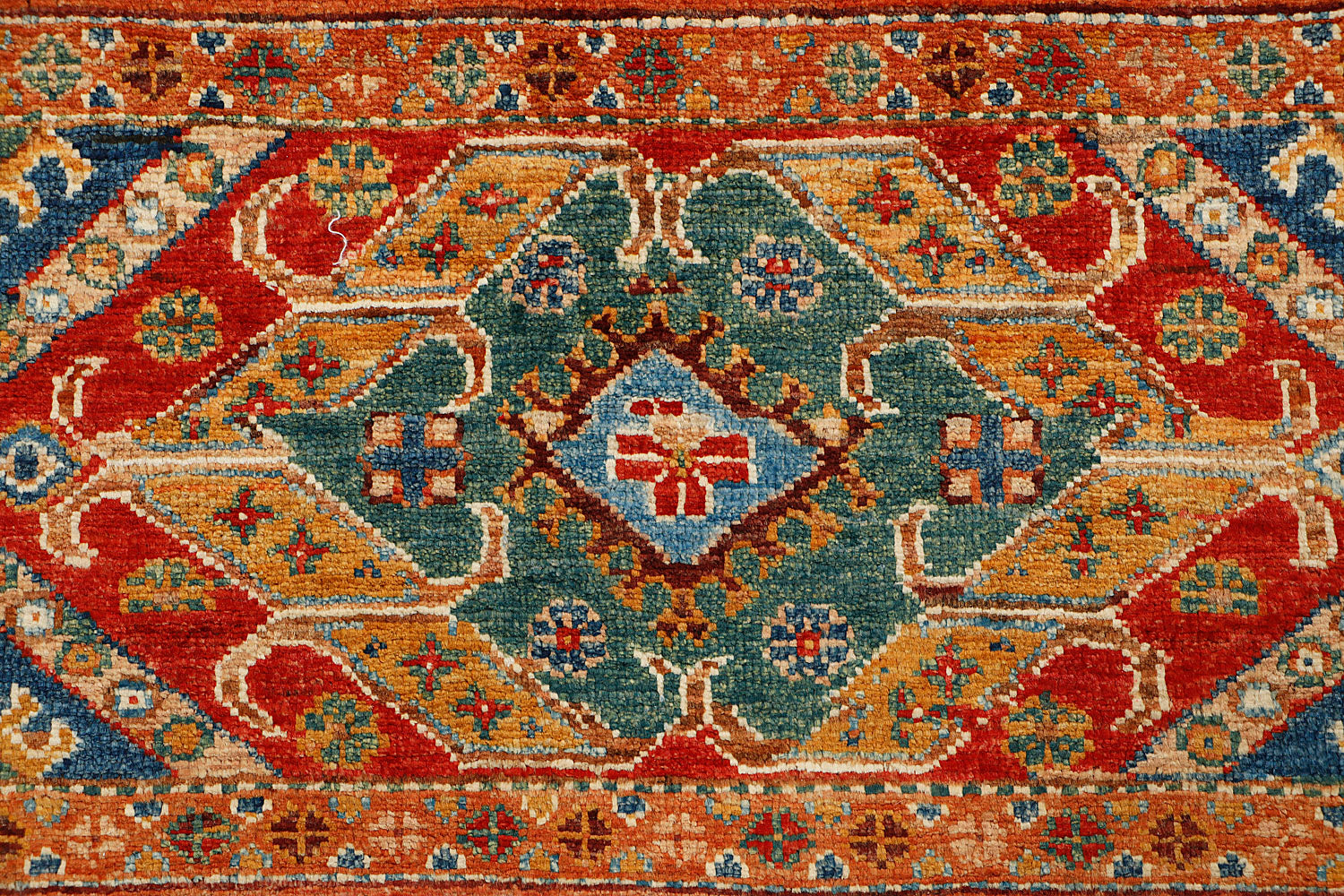 Khurjeen Persian Hand Knotted Wool Rug Multicolor 3' x 4'