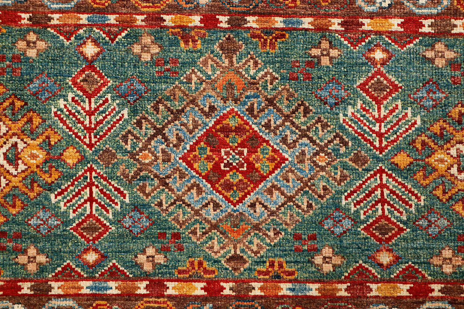 Khurjeen Persian Hand Knotted Wool Rug Multicolor 3' x 4'