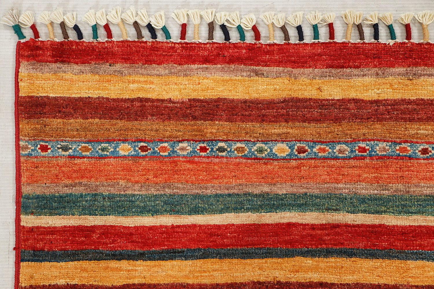 Khurjeen Persian Hand Knotted Wool Rug Multicolor 3' x 4'