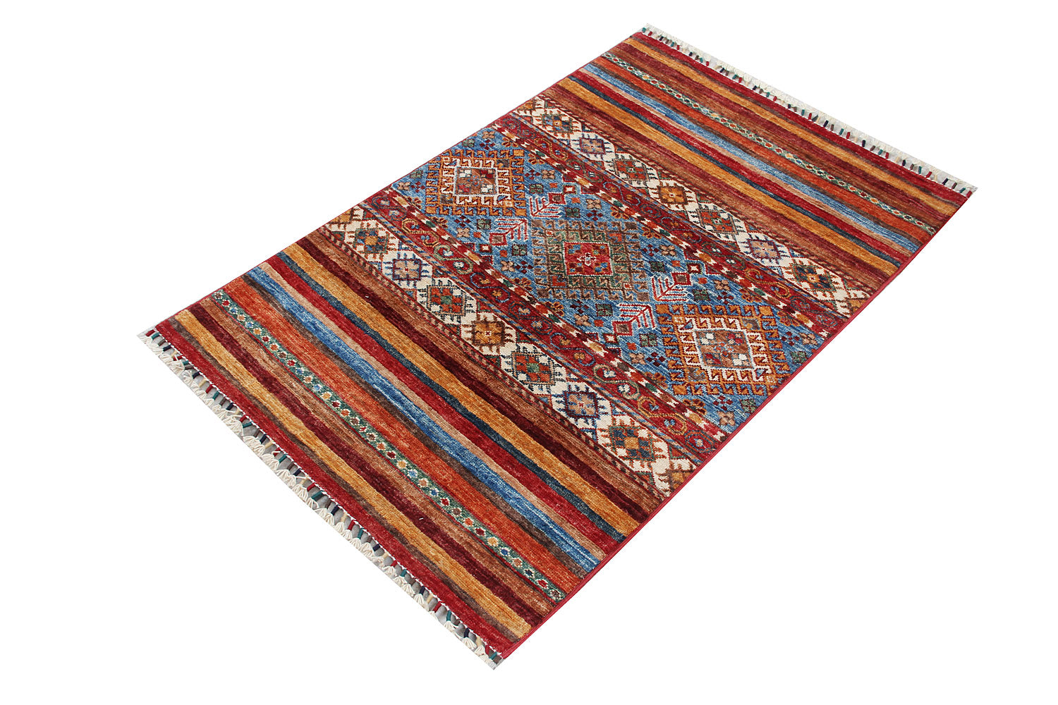 Handmade Persian Rug KHURJEEN