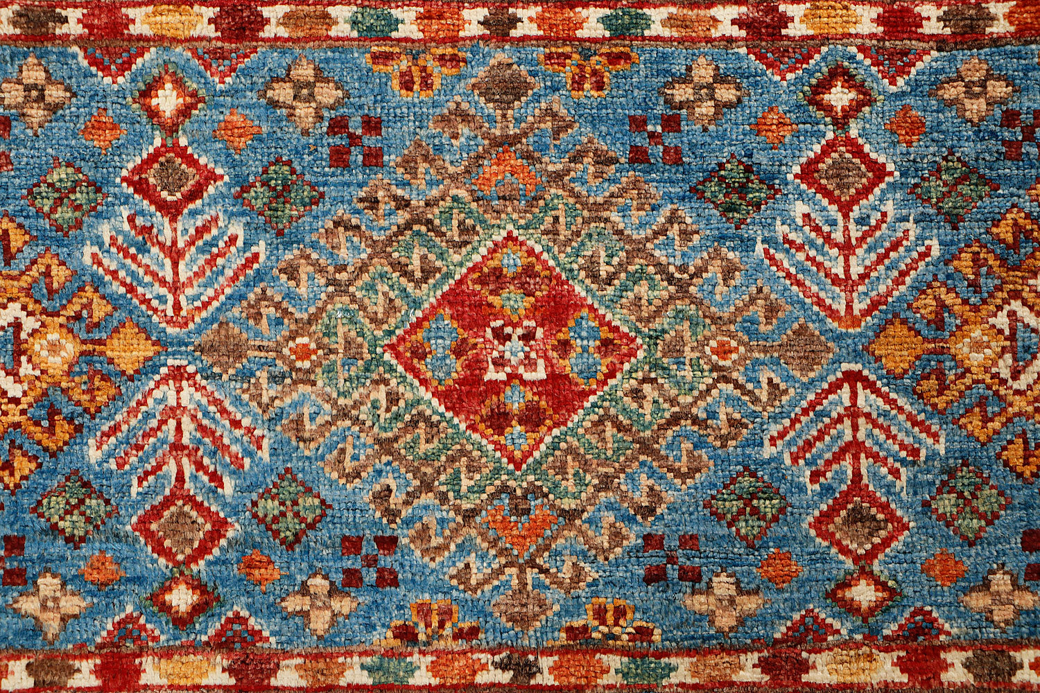 Khurjeen Persian Hand Knotted Wool Rug Multicolor 3' x 4'