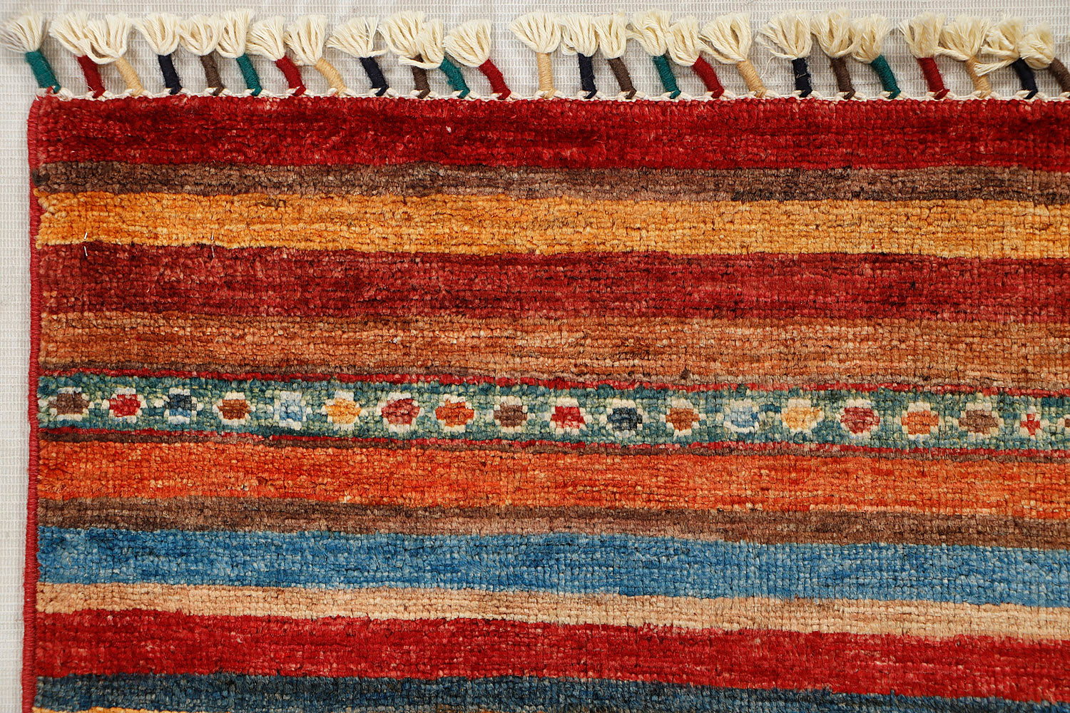 Khurjeen Persian Hand Knotted Wool Rug Multicolor 3' x 4'