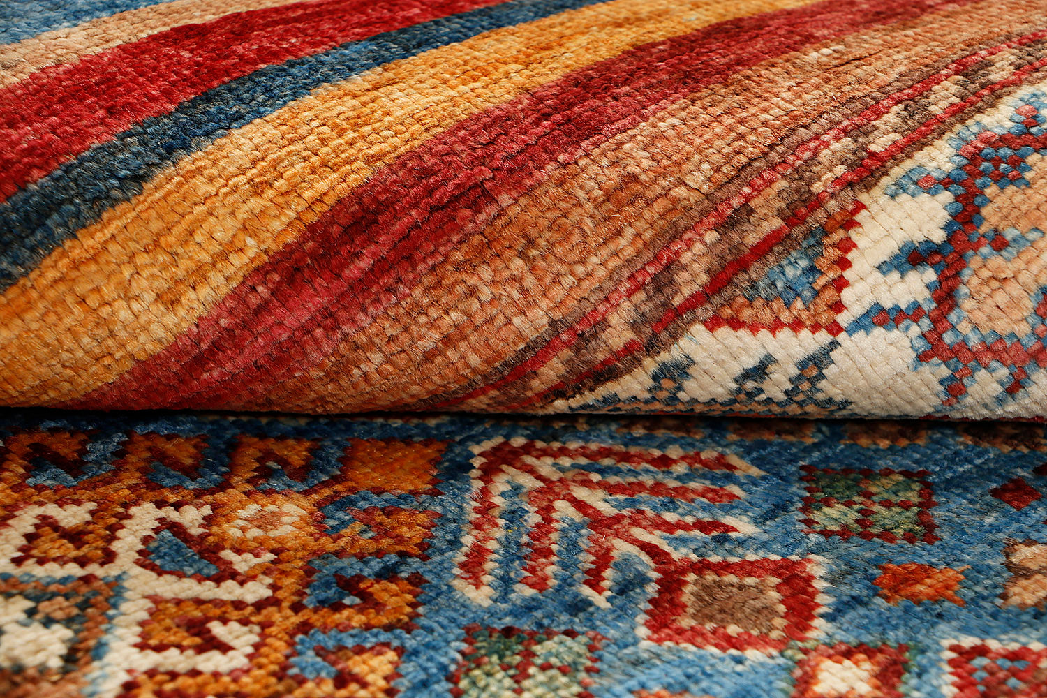 Khurjeen Persian Hand Knotted Wool Rug Multicolor 3' x 4'