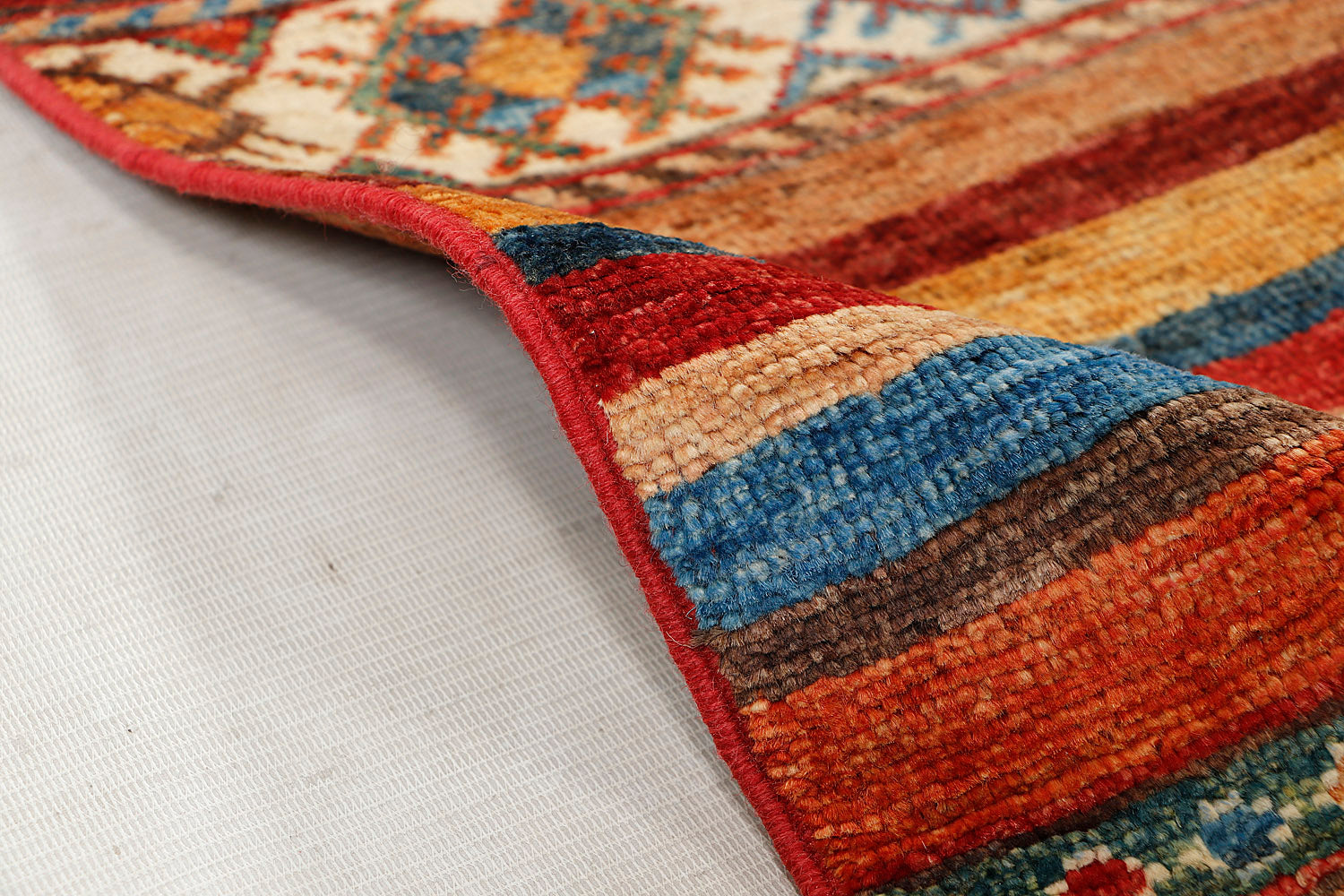 Khurjeen Persian Hand Knotted Wool Rug Multicolor 3' x 4'
