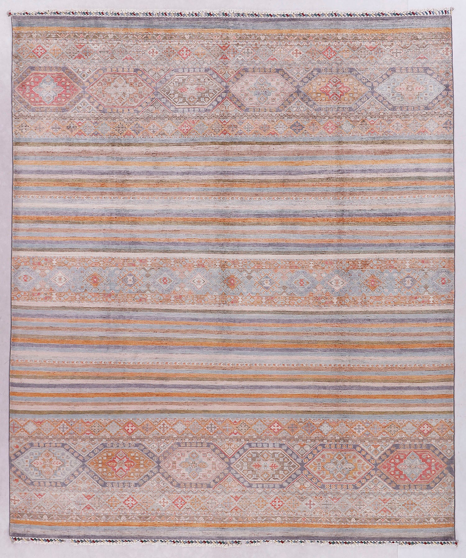 Khurjeen Persian Hand Knotted Wool Rug Multicolor 8' x 10'