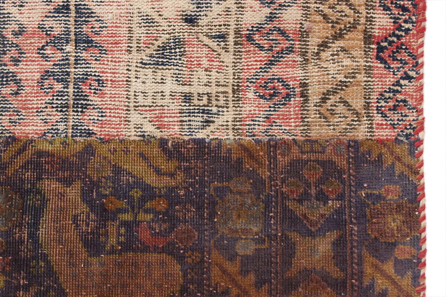 8' X 10' Multy Handmade Patch Work Afghan Rug Rectangular