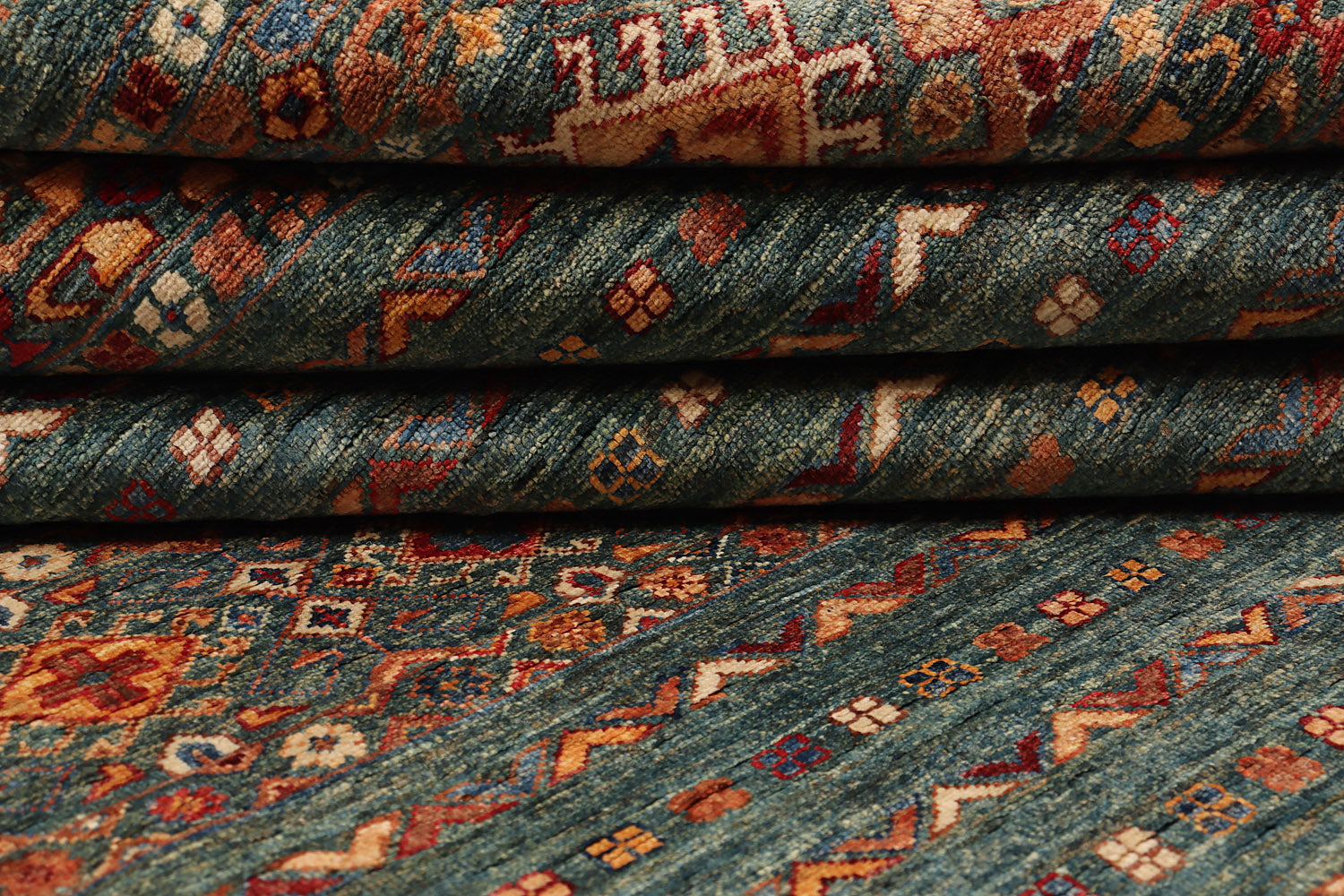 Handmade Persian Rug KHURJEEN