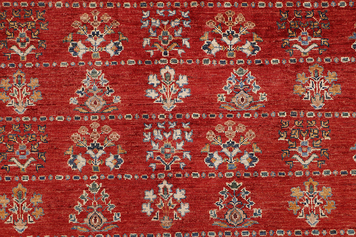 Khurjeen Persian Hand Knotted Wool Rug Red 9' x 13'