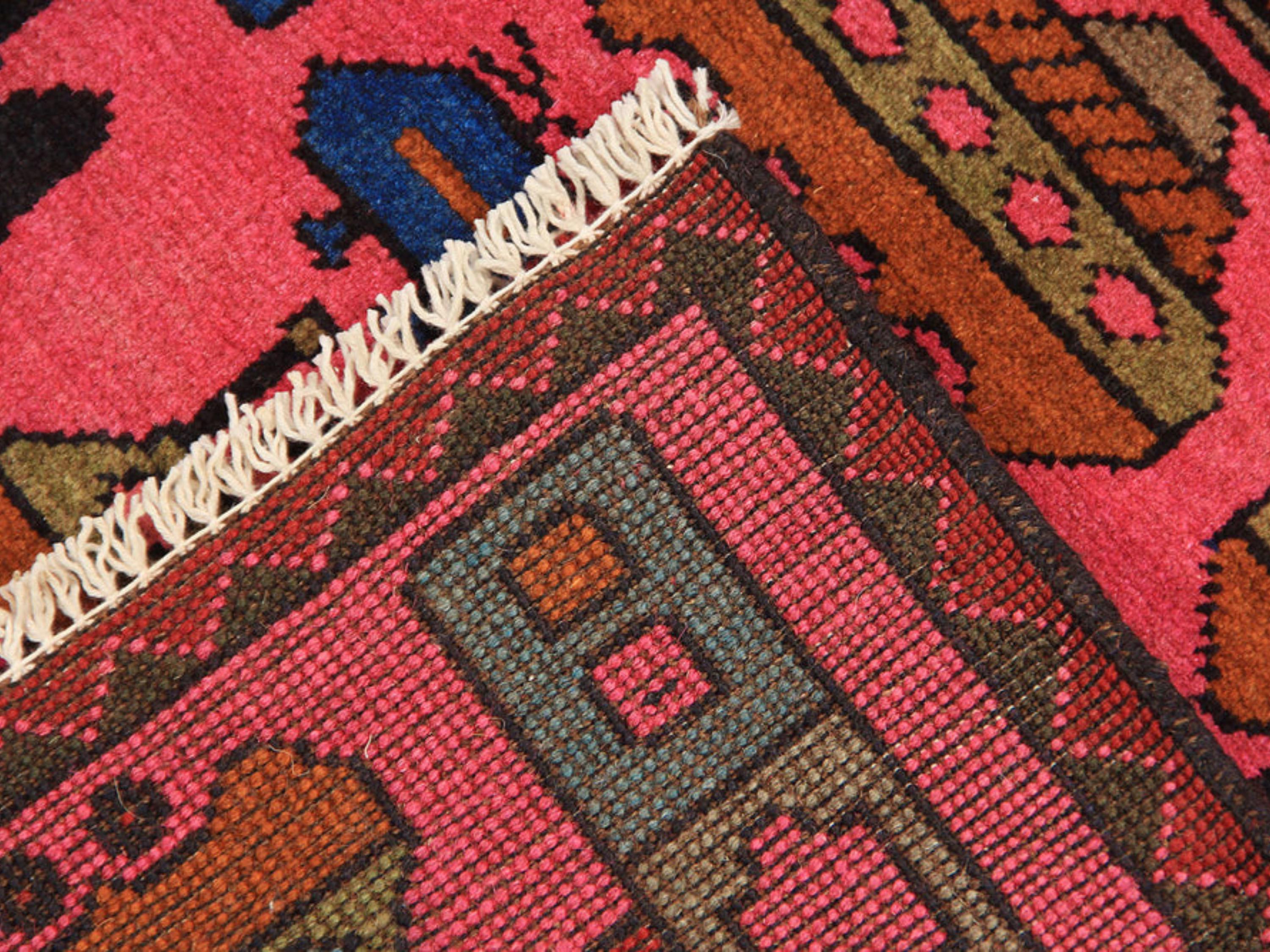 2x3 Tribal Military Rug, Handmade Wool Afghan War Rug, Folk Art Collectible Decor