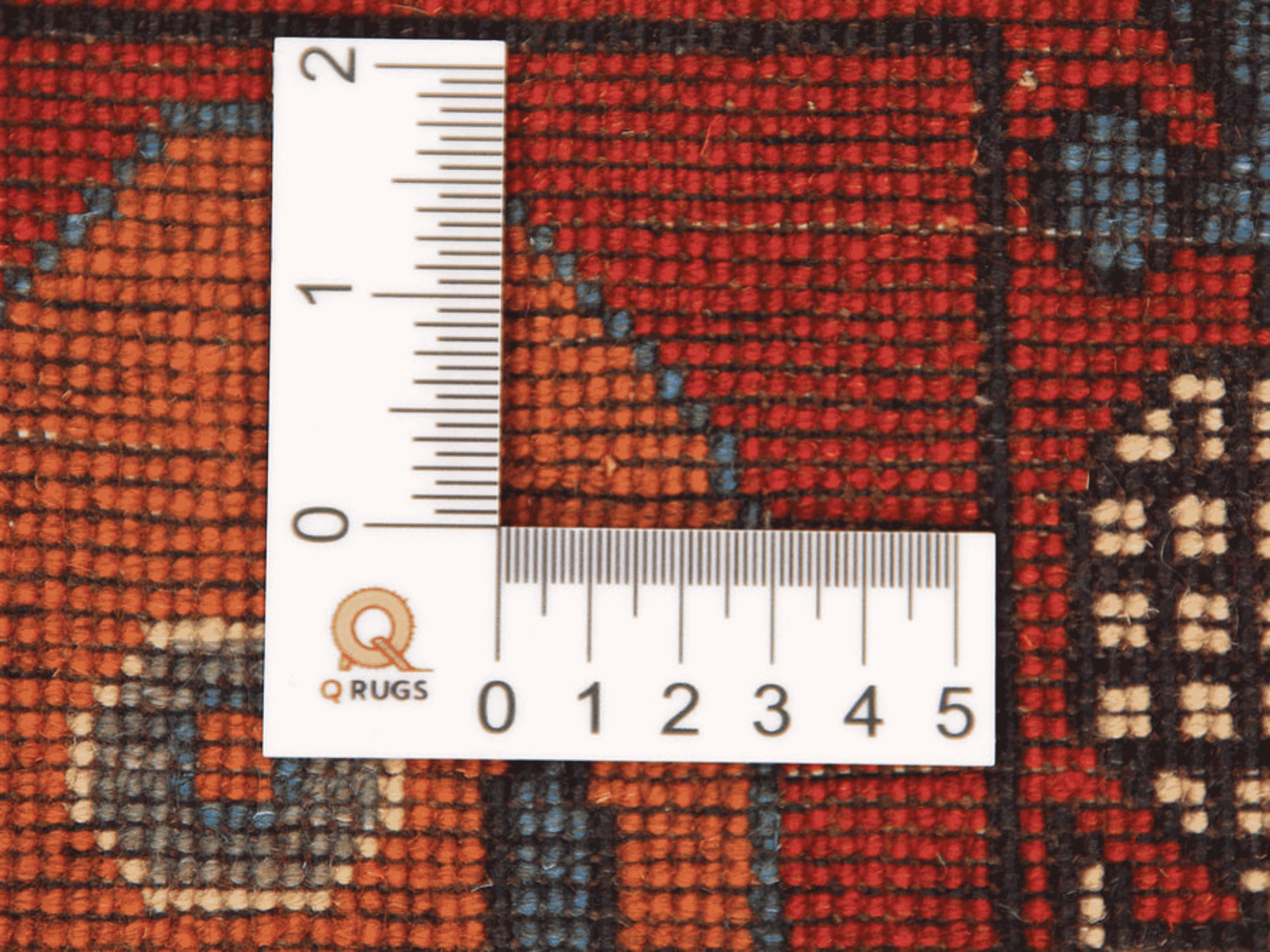2x3 Red Afghan War Rug, Handmade Wool Pictorial Military Design