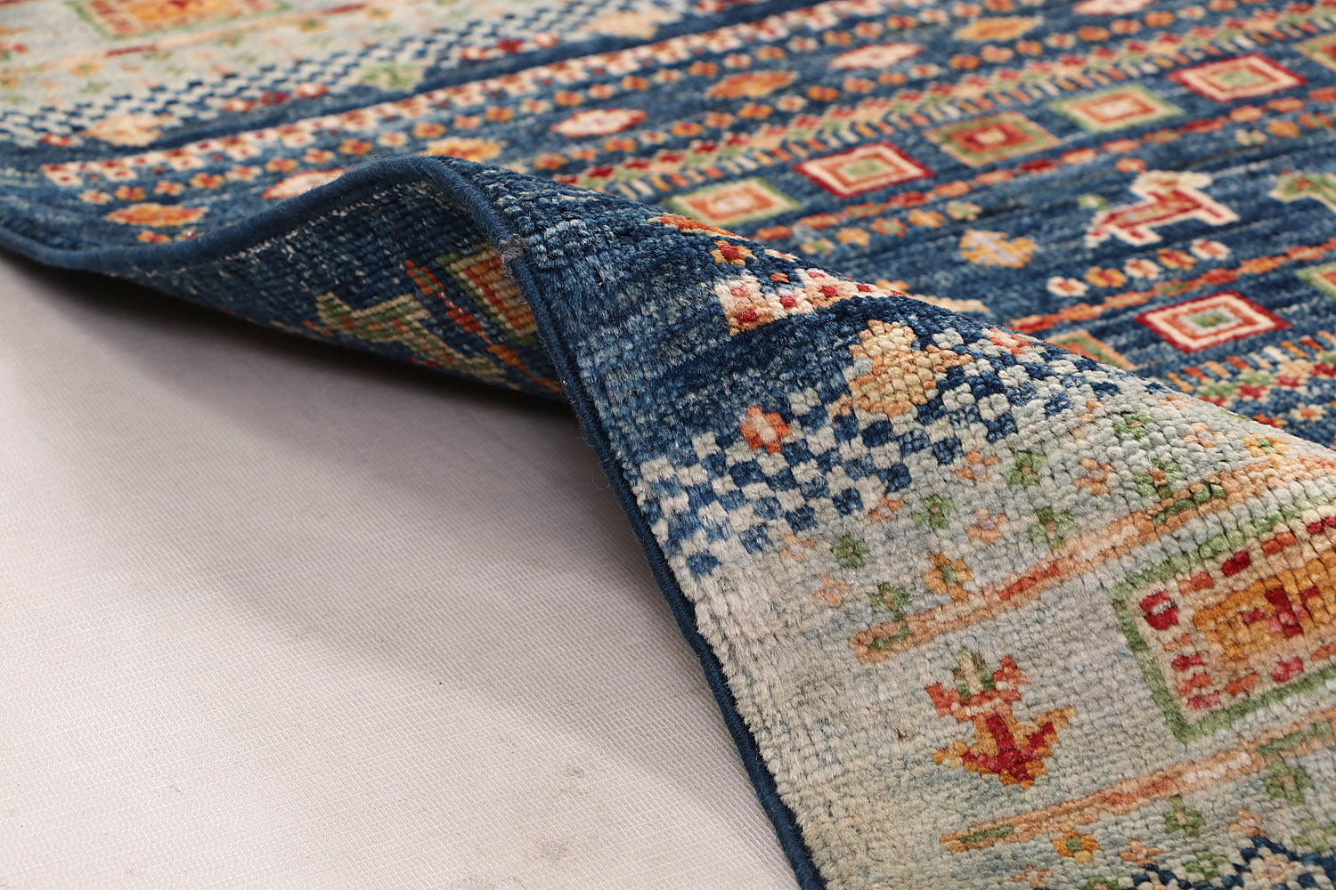 Handmade Persian Rug KHURJEEN