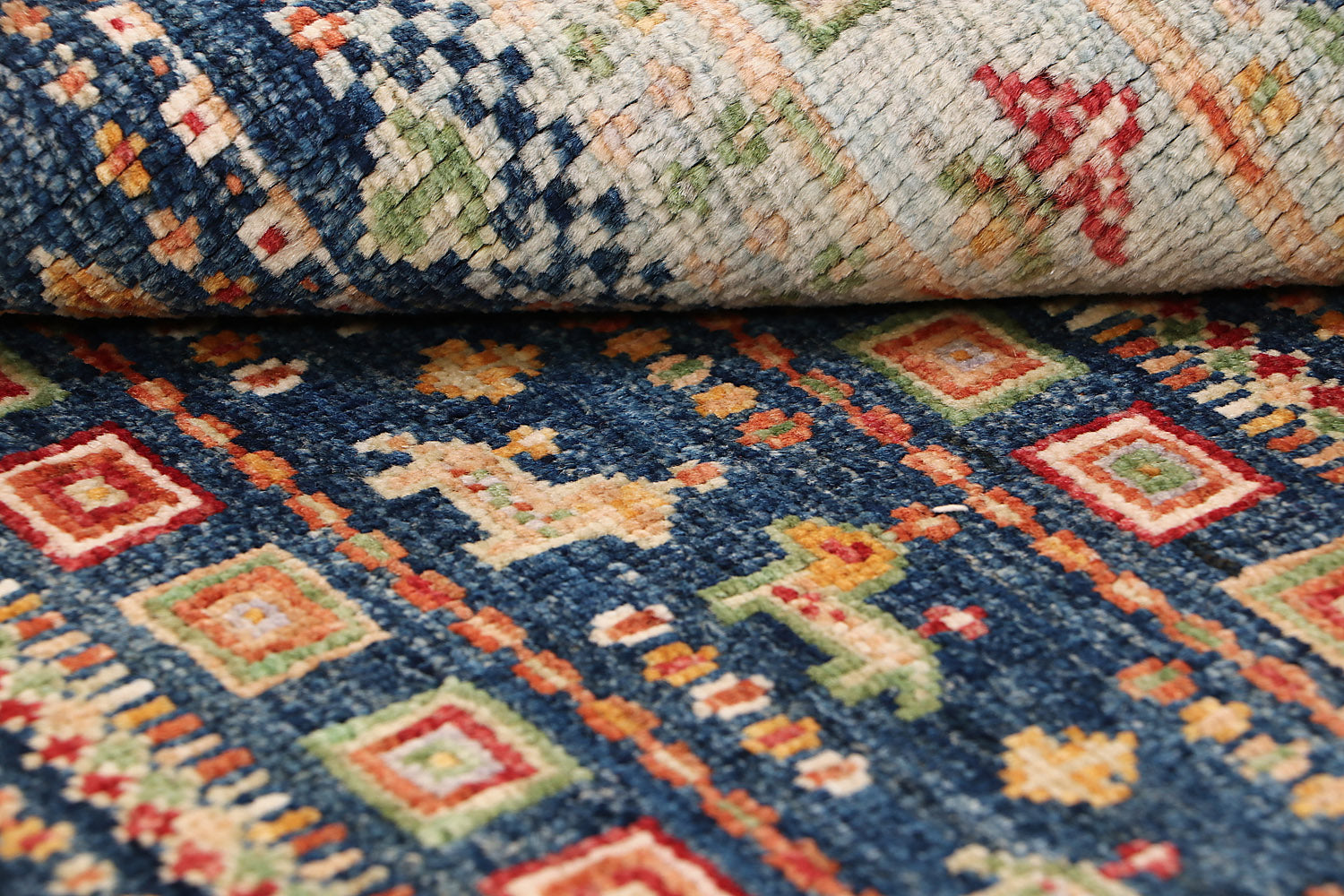 Handmade Persian Rug KHURJEEN