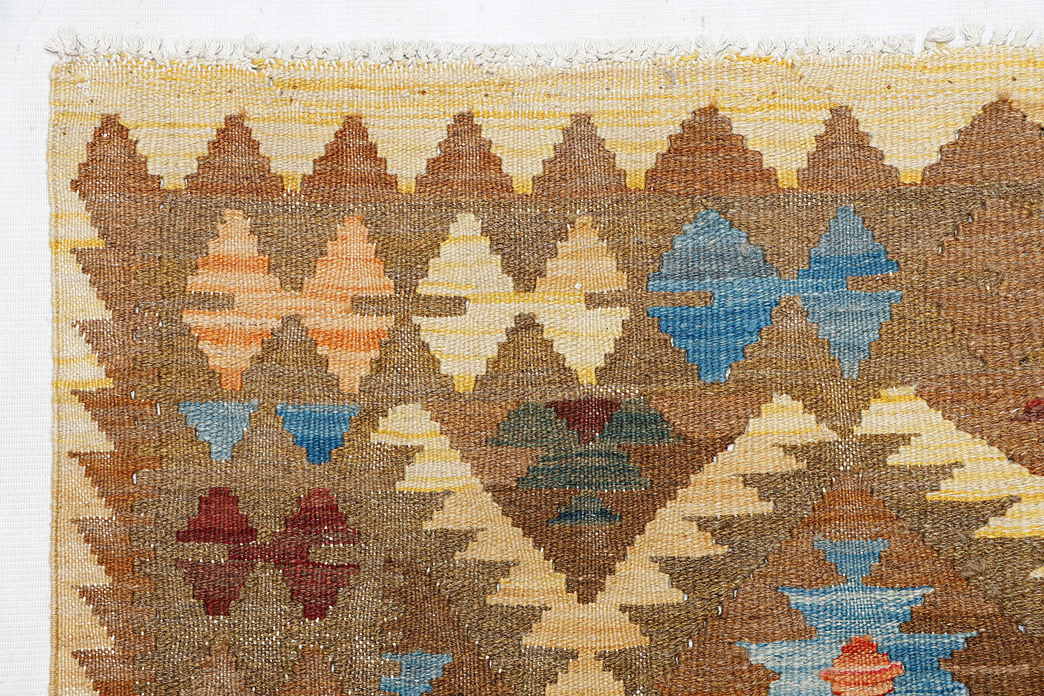Multy Handmade Veggie Dye Kilim Rug Rectangular