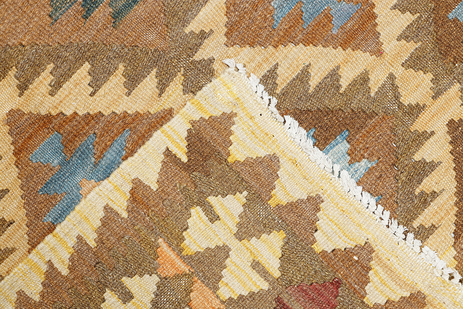 Multy Handmade Veggie Dye Kilim Rug Rectangular