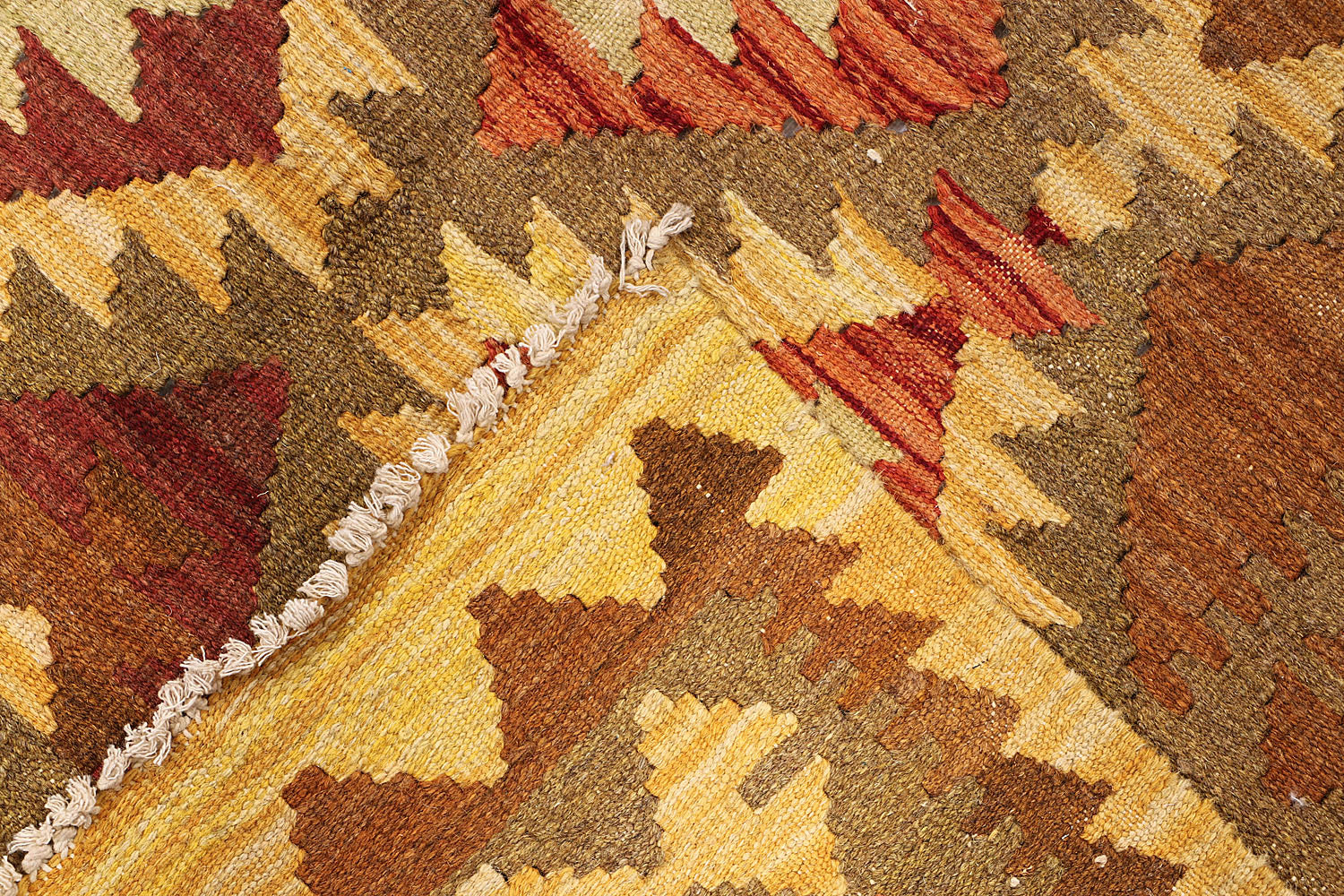 Multy Handmade Veggie Dye Kilim Rug Rectangular