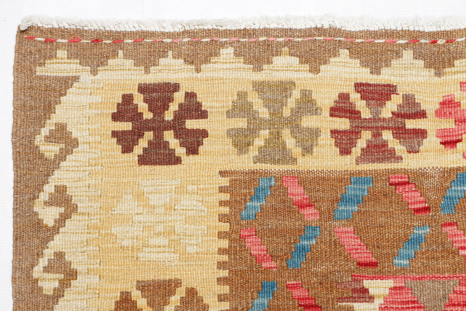 Multy Handmade Veggie Dye Kilim Rug Rectangular