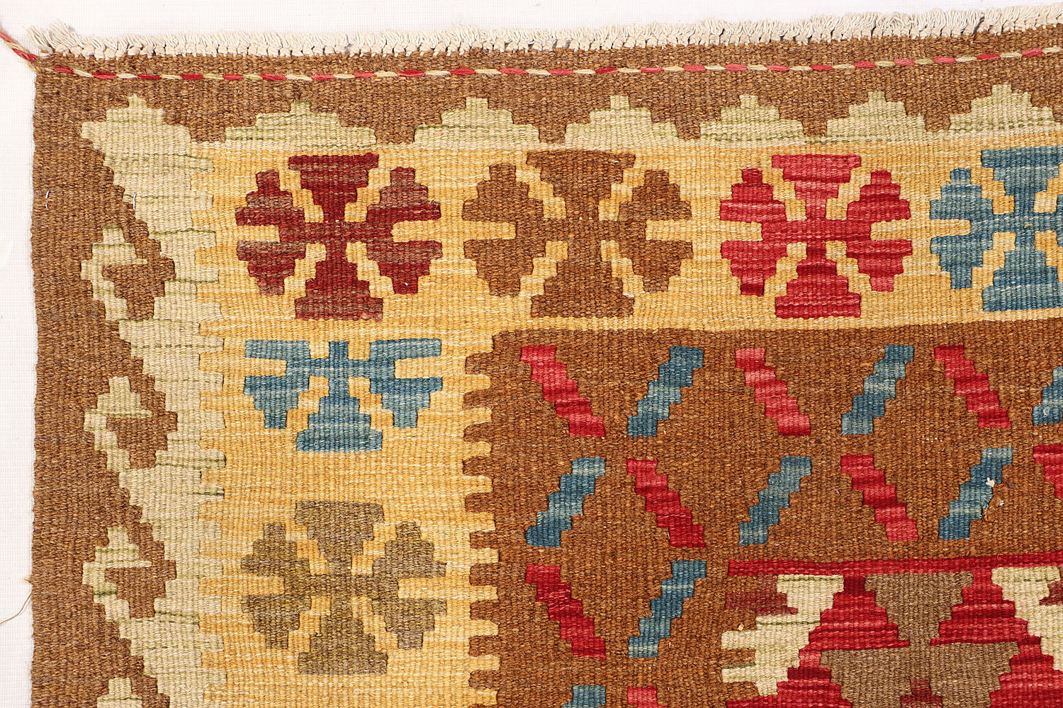 Multy Handmade Veggie Dye Kilim Rug Rectangular