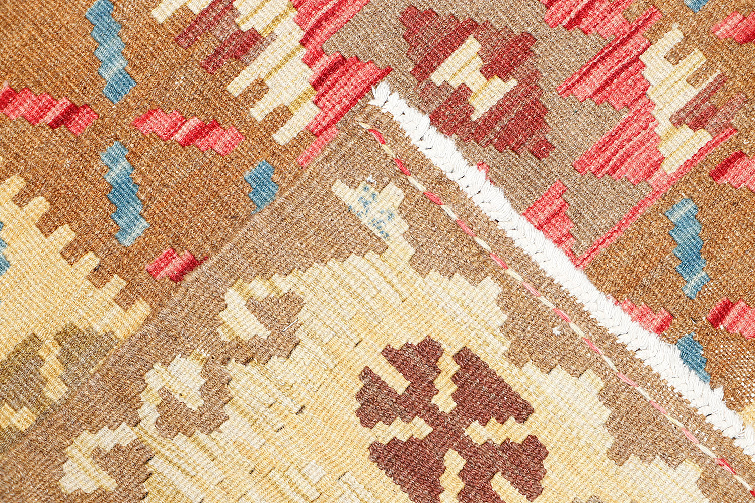 Multy Handmade Veggie Dye Kilim Rug Rectangular