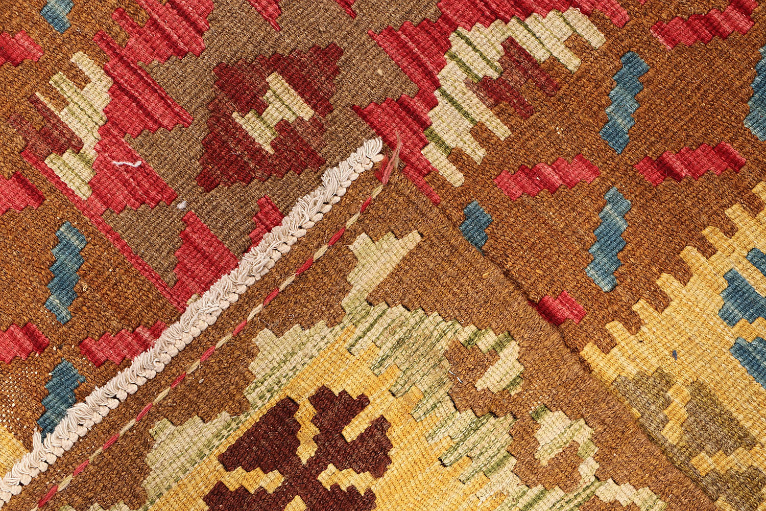 Multy Handmade Veggie Dye Kilim Rug Rectangular