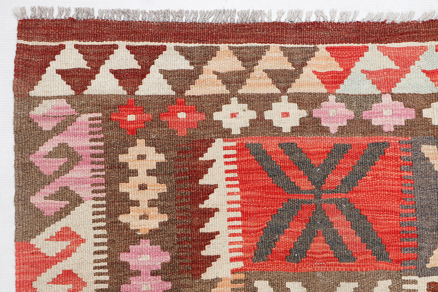 Multy Handmade Veggie Dye Kilim Rug Rectangular