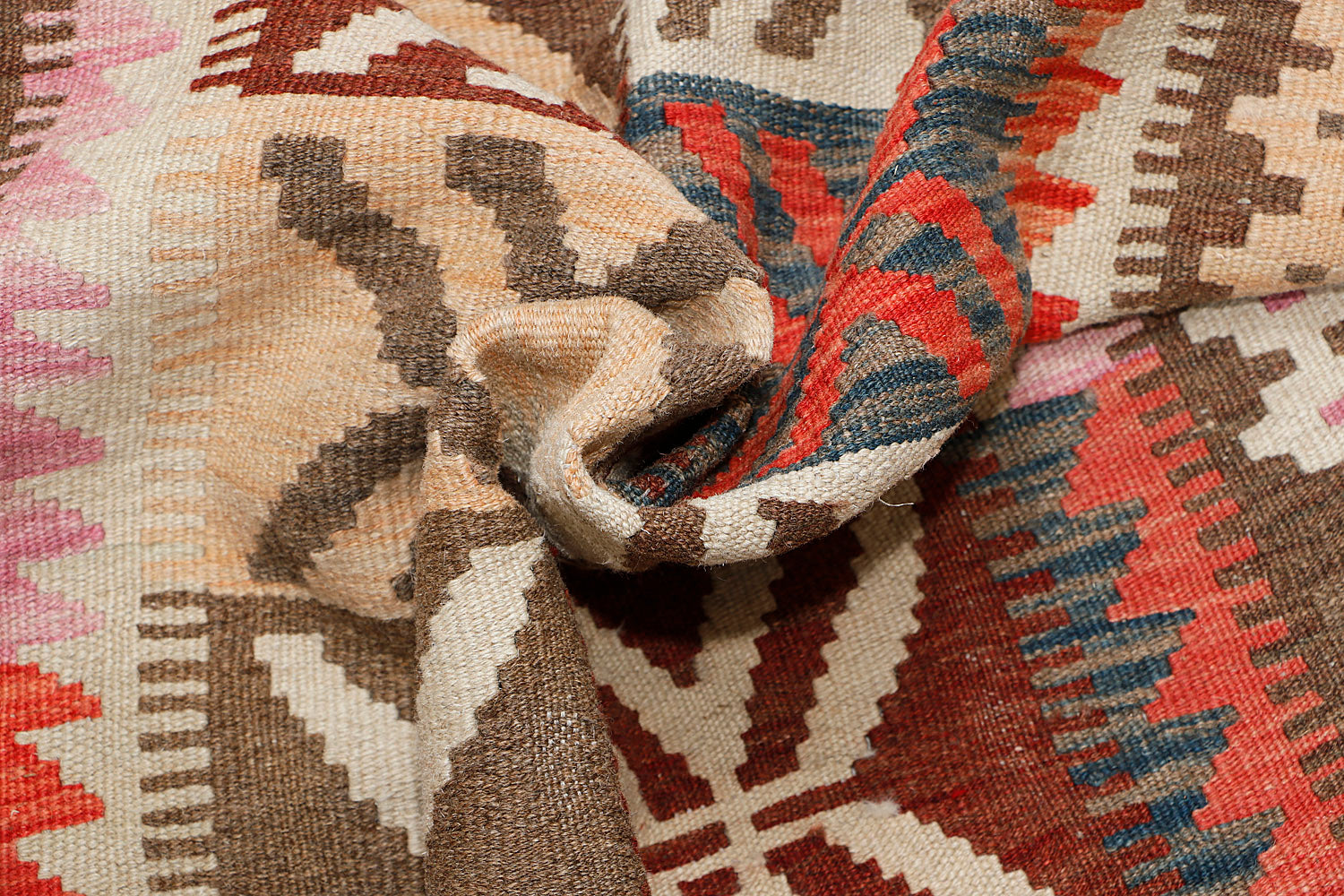 Multy Handmade Veggie Dye Kilim Rug Rectangular