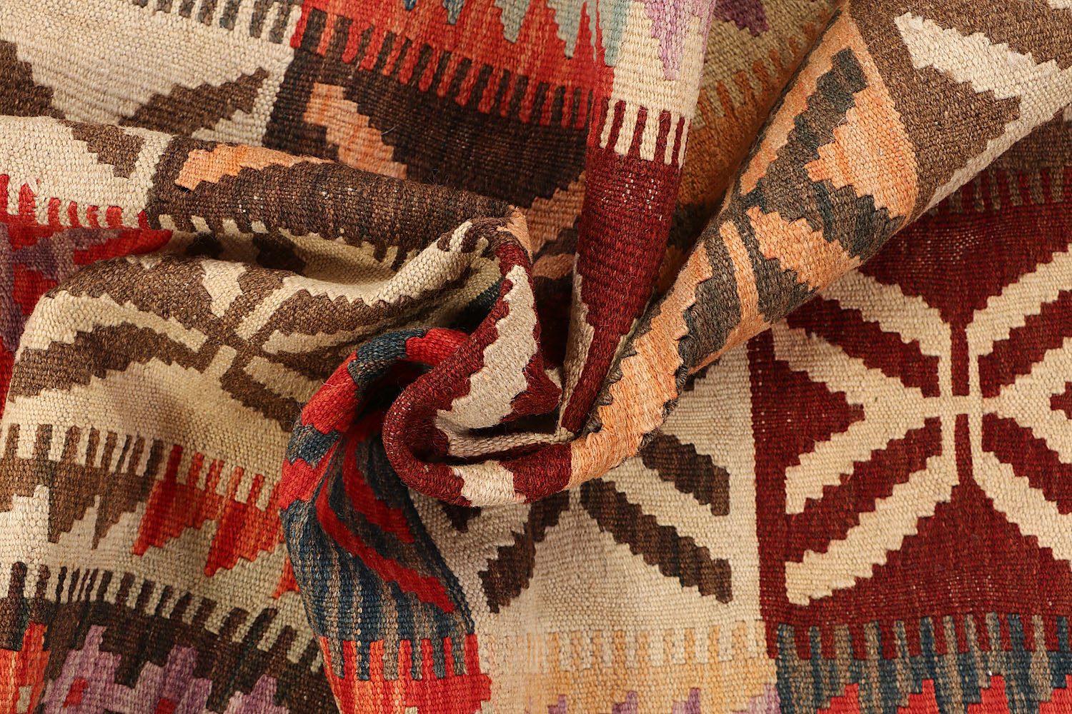 Multy Handmade Veggie Dye Kilim Rug Rectangular