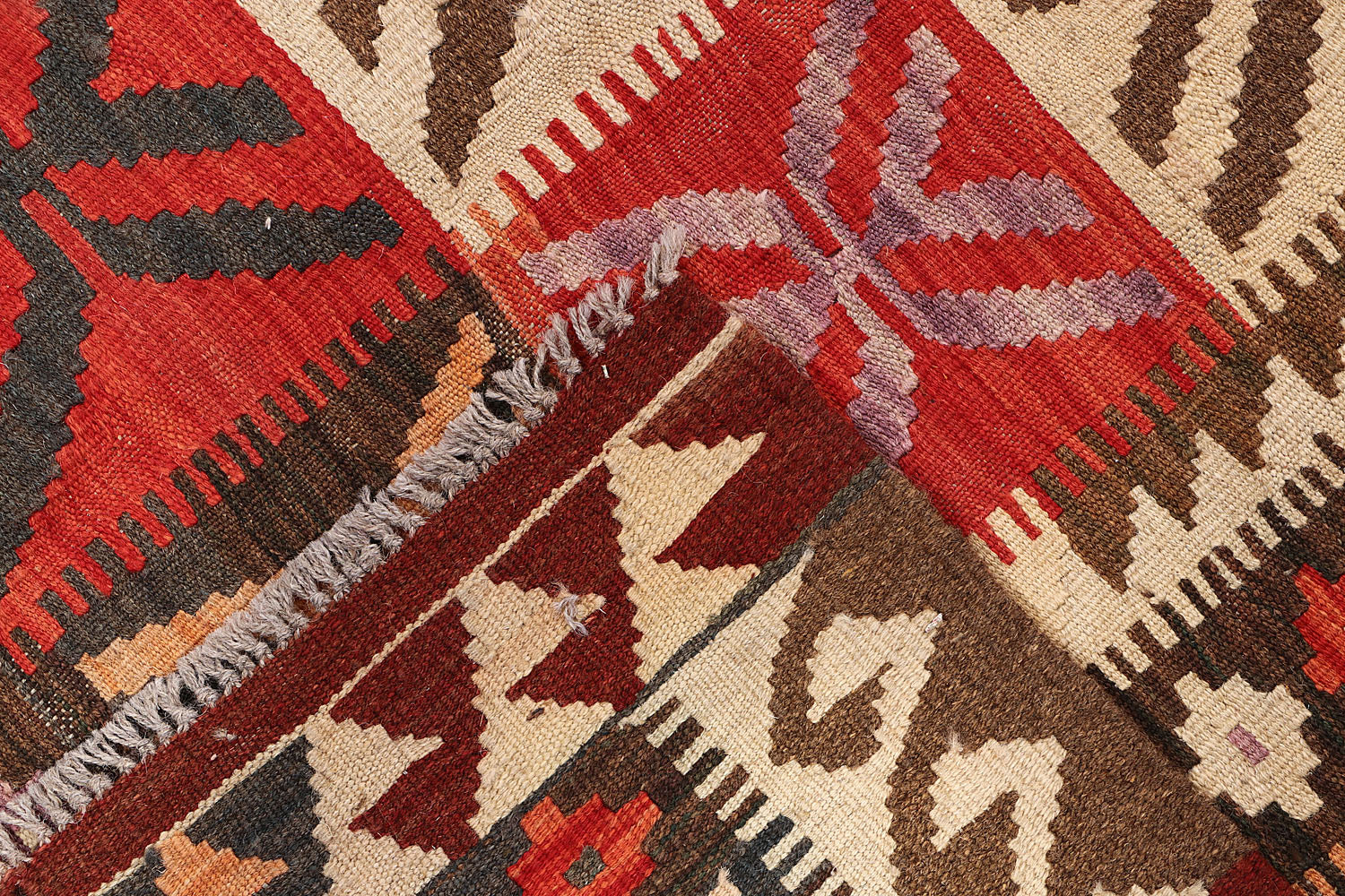 Multy Handmade Veggie Dye Kilim Rug Rectangular
