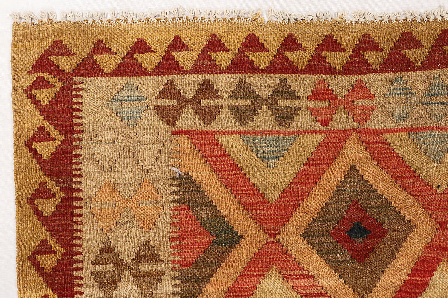 Multy Handmade Veggie Dye Kilim Rug Rectangular