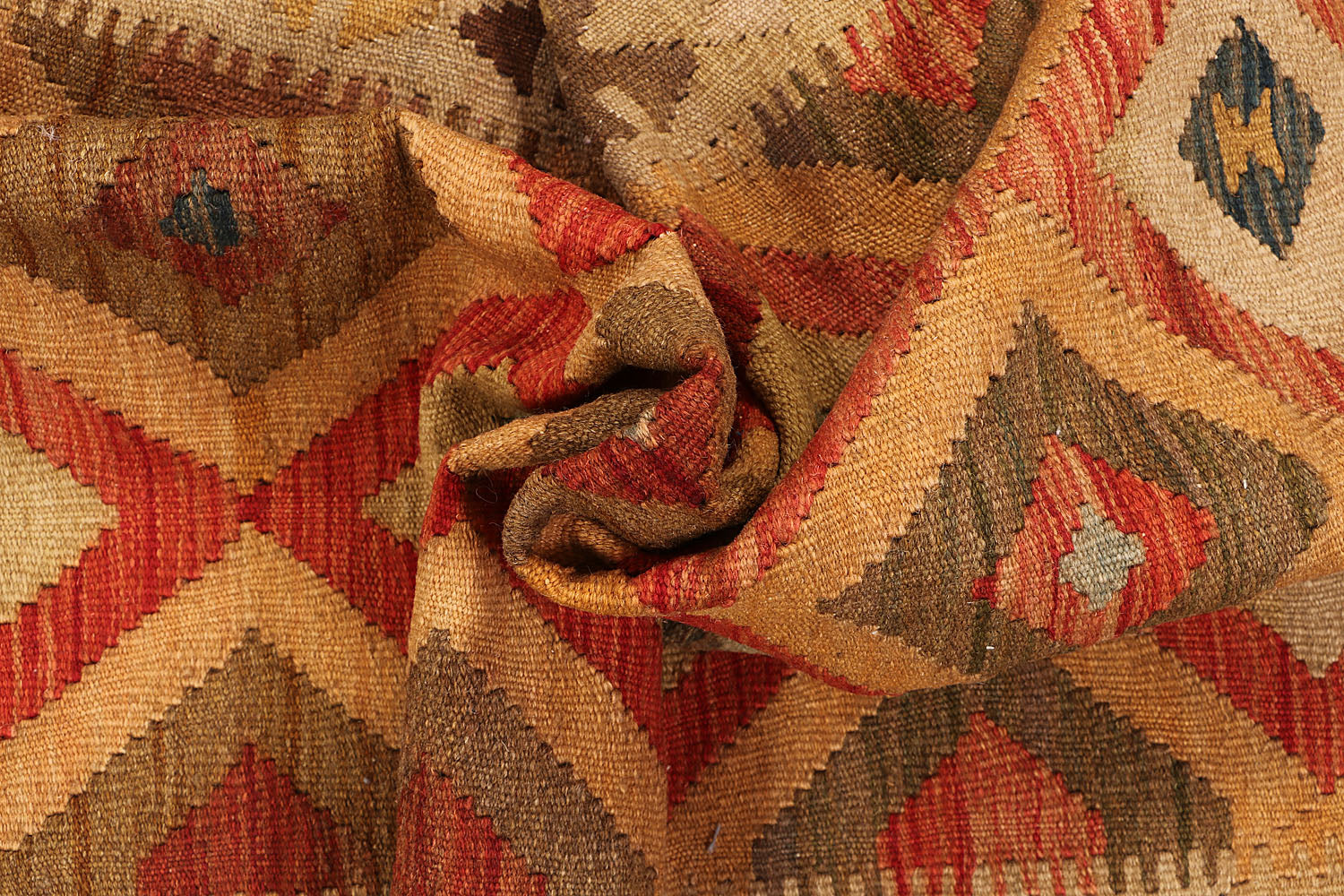 Multy Handmade Veggie Dye Kilim Rug Rectangular