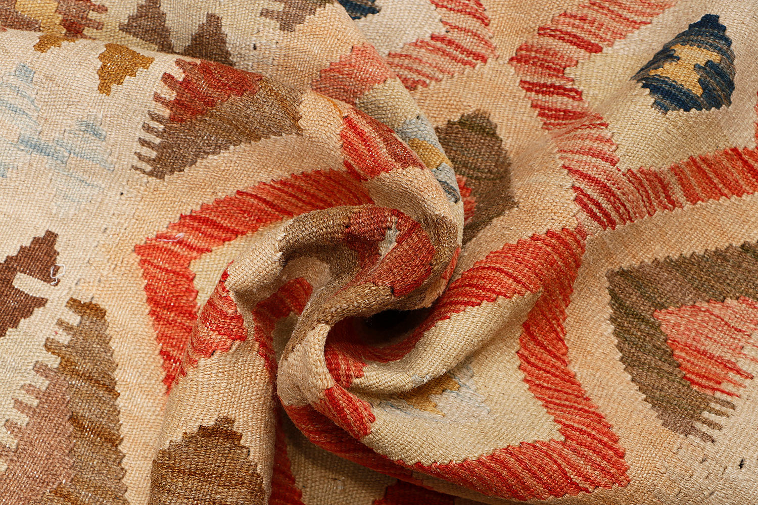Multy Handmade Veggie Dye Kilim Rug Rectangular