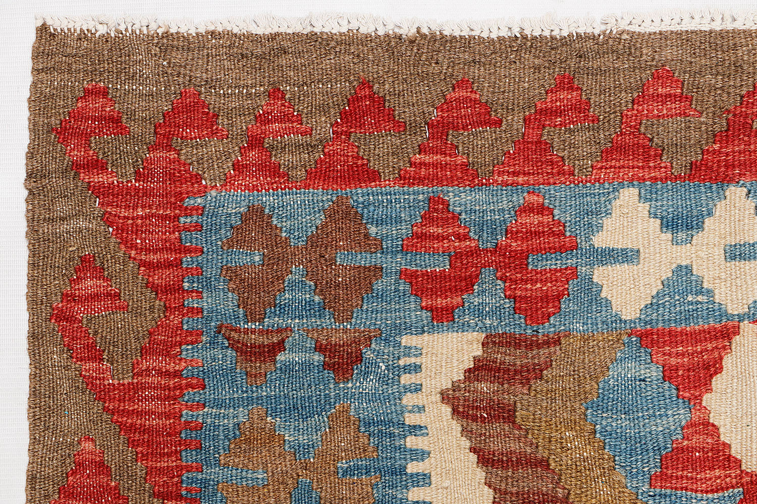 4' x 6'  Multy Handmade Veggie Dye Kilim Rug Rectangular