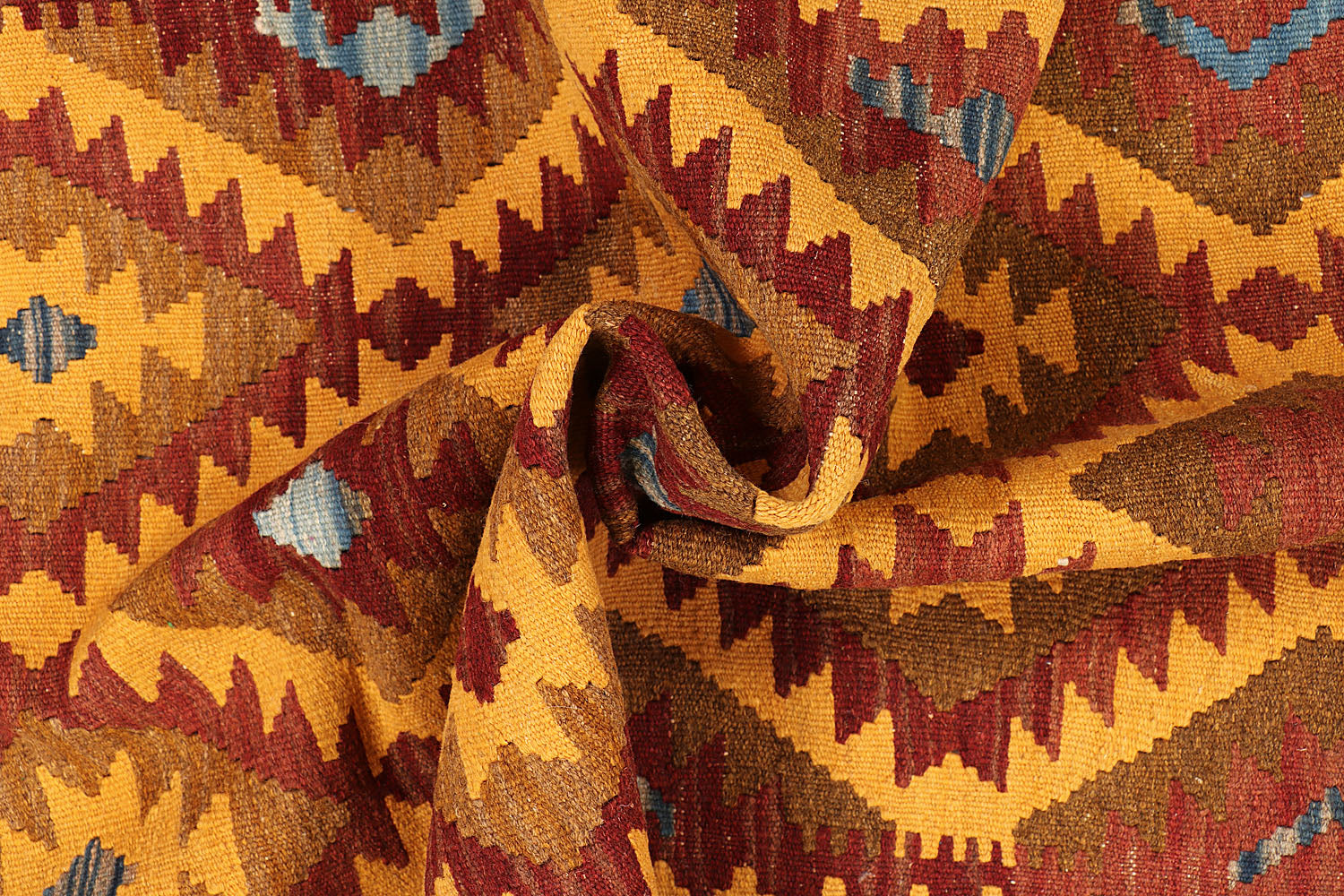 Multy Handmade Veggie Dye Kilim Rug Rectangular