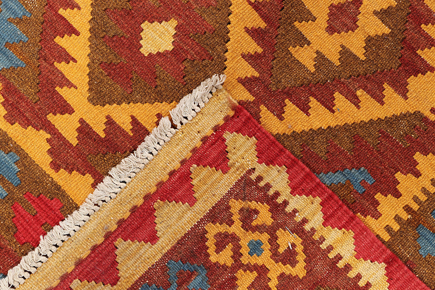 Multy Handmade Veggie Dye Kilim Rug Rectangular