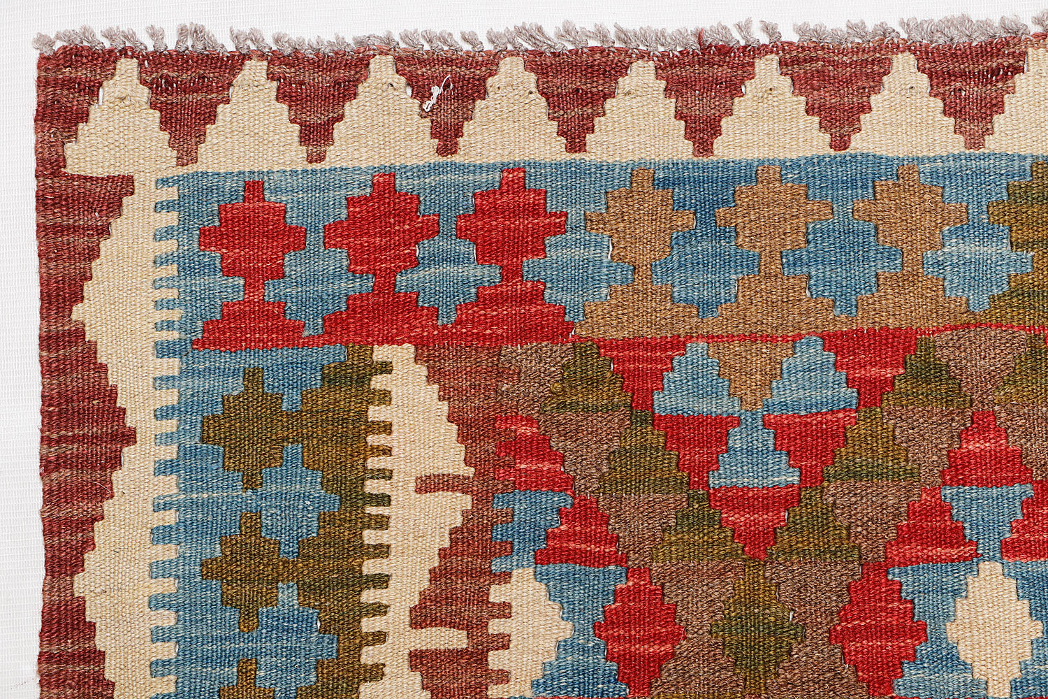 Multy Handmade Veggie Dye Kilim Rug Rectangular
