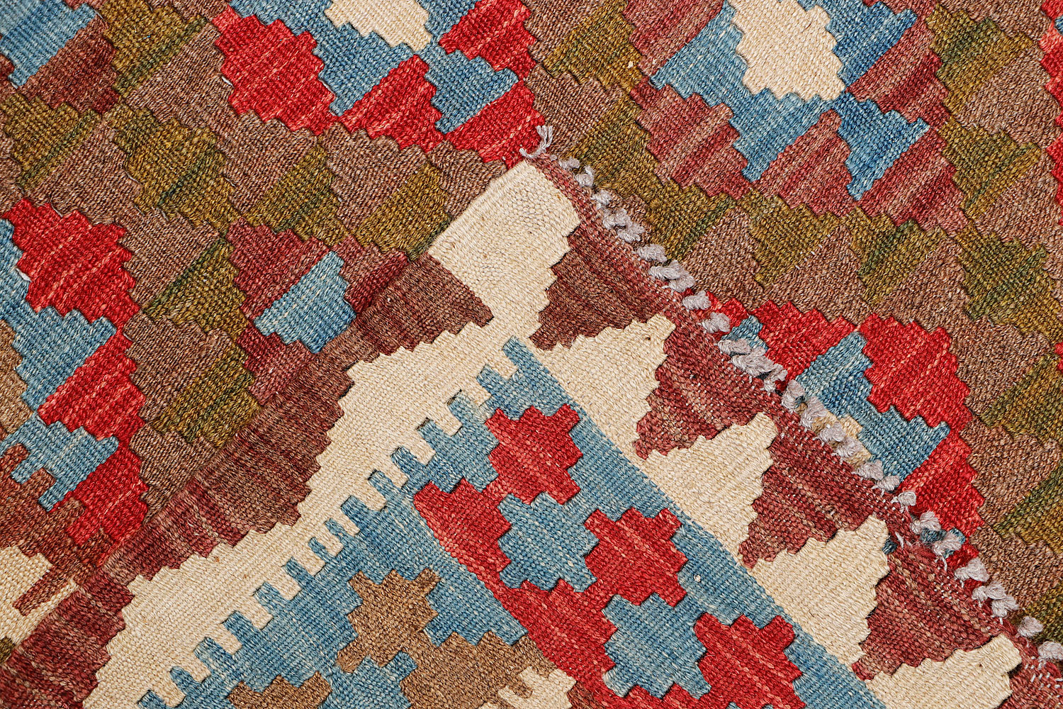 Multy Handmade Veggie Dye Kilim Rug Rectangular
