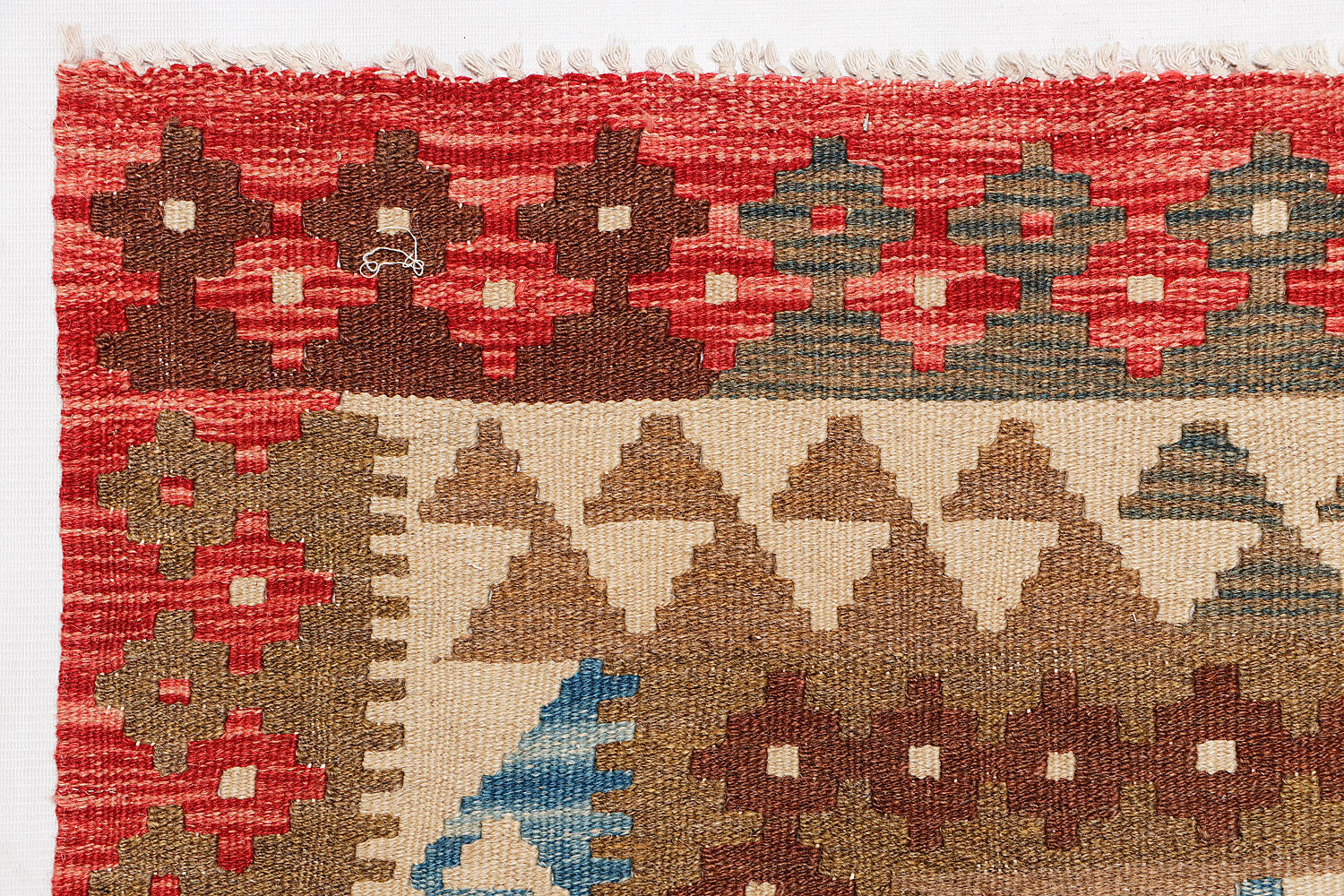 Multy Handmade Veggie Dye Kilim Rug Rectangular