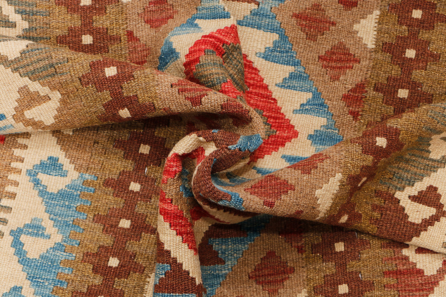 Multy Handmade Veggie Dye Kilim Rug Rectangular