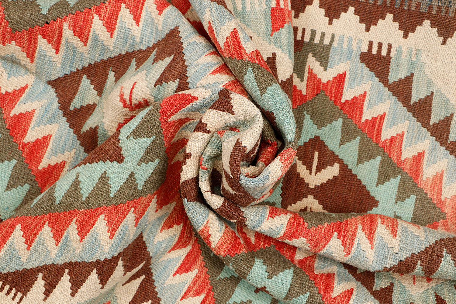 5' X 7'  Multy Handmade Veggie Dye Kilim Rug Rectangular