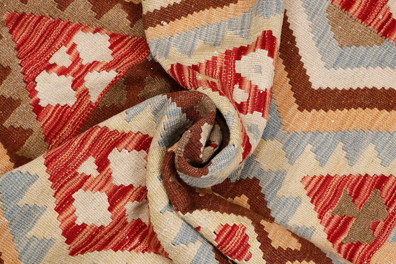 Multy Handmade Veggie Dye Kilim Rug Rectangular