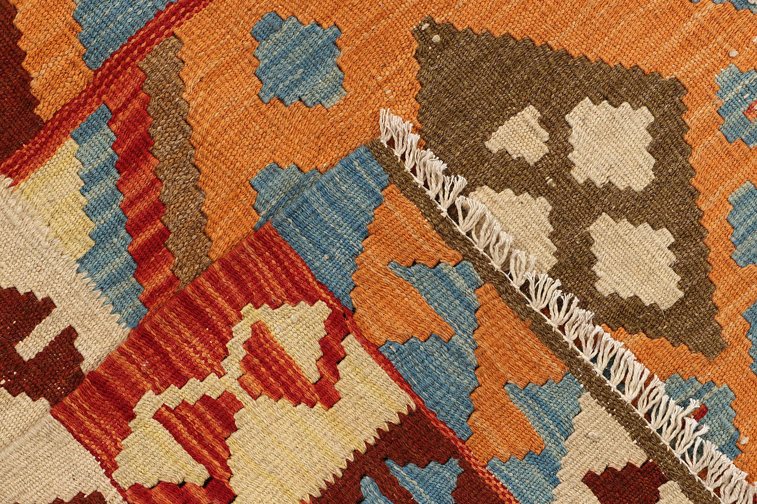 Multy Handmade Veggie Dye Kilim Rug Rectangular