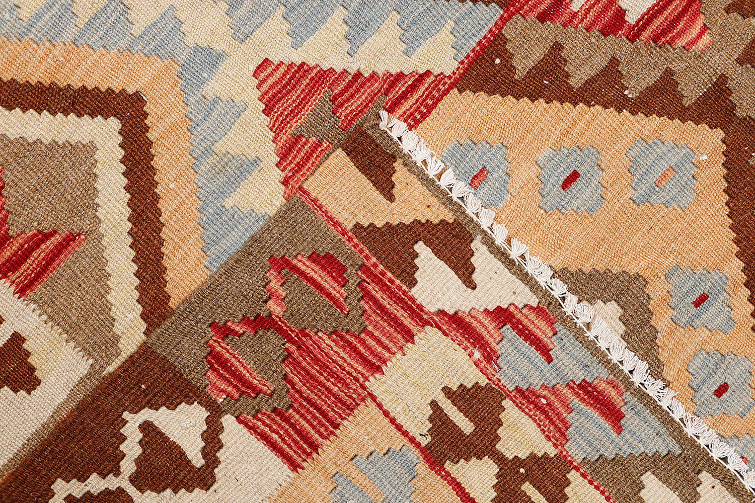 Multy Handmade Veggie Dye Kilim Rug Rectangular