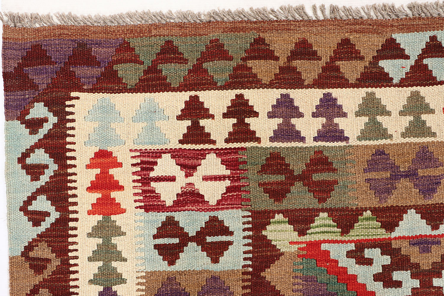 Multy Handmade Veggie Dye Kilim Rug Rectangular