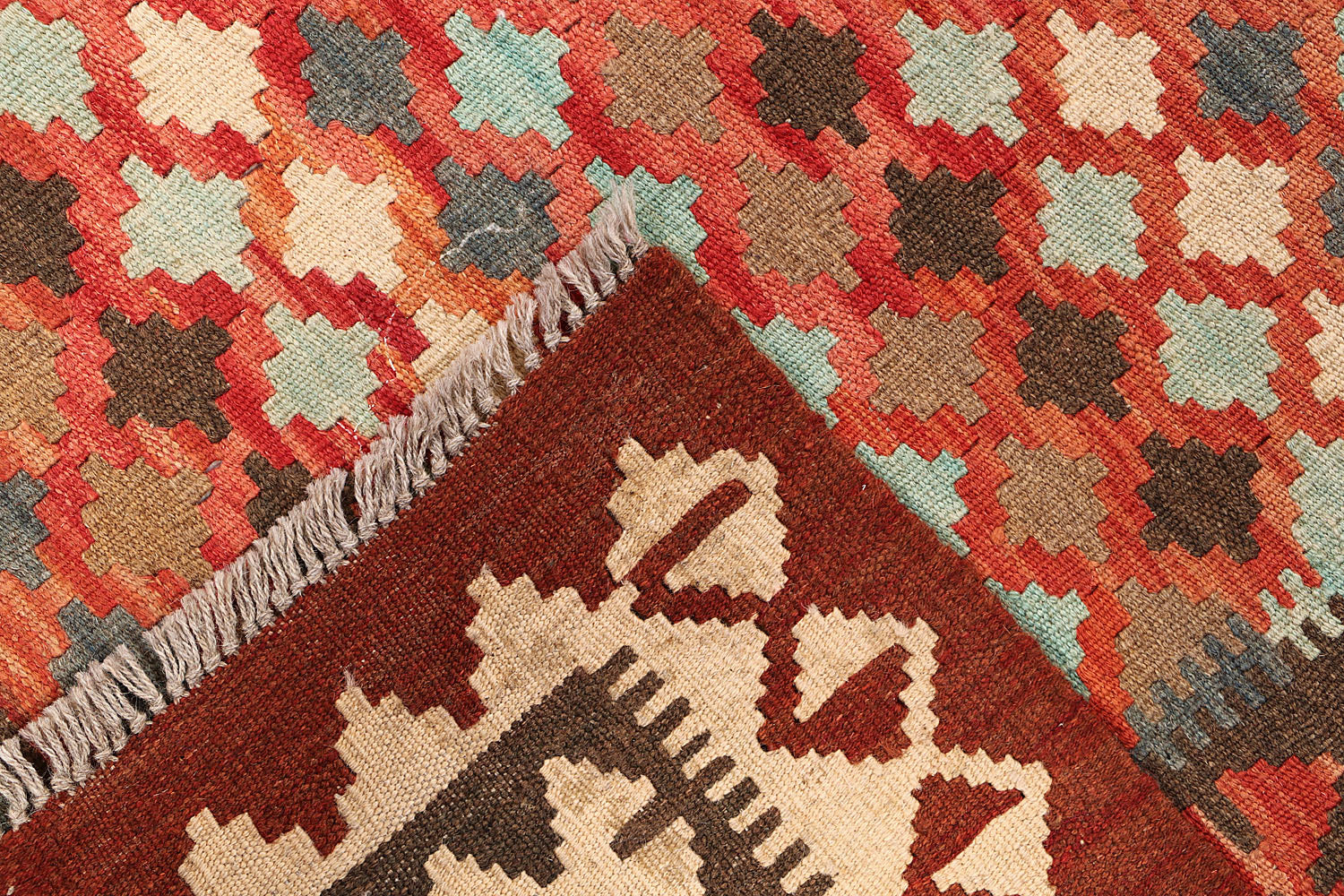 Multy Handmade Veggie Dye Kilim Rug Rectangular