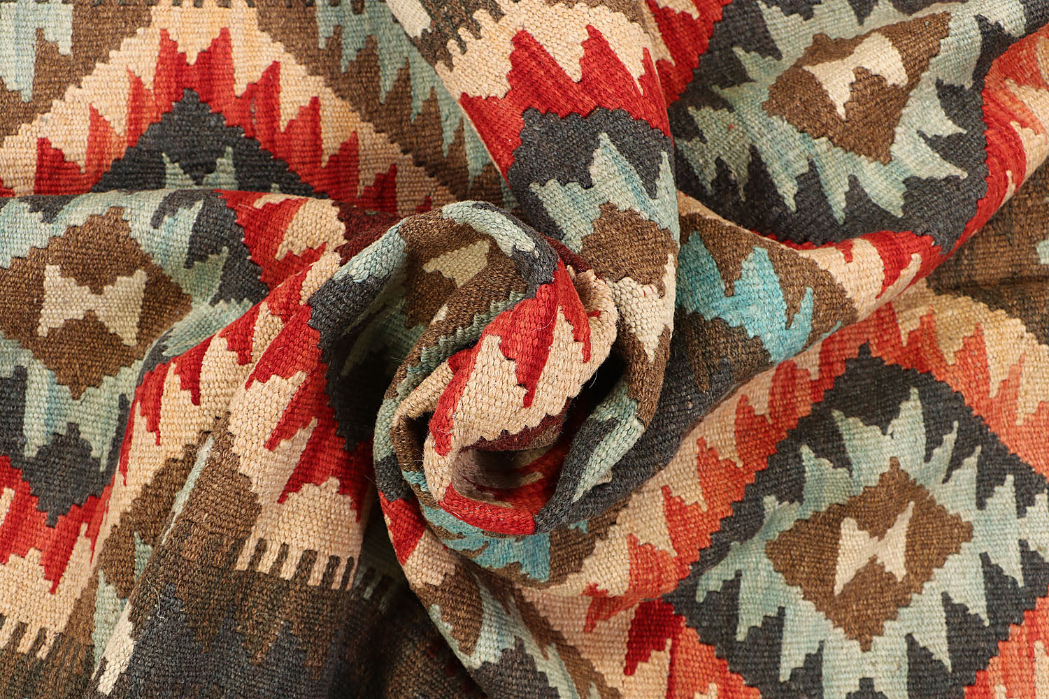 Multy Handmade Veggie Dye Kilim Rug Rectangular