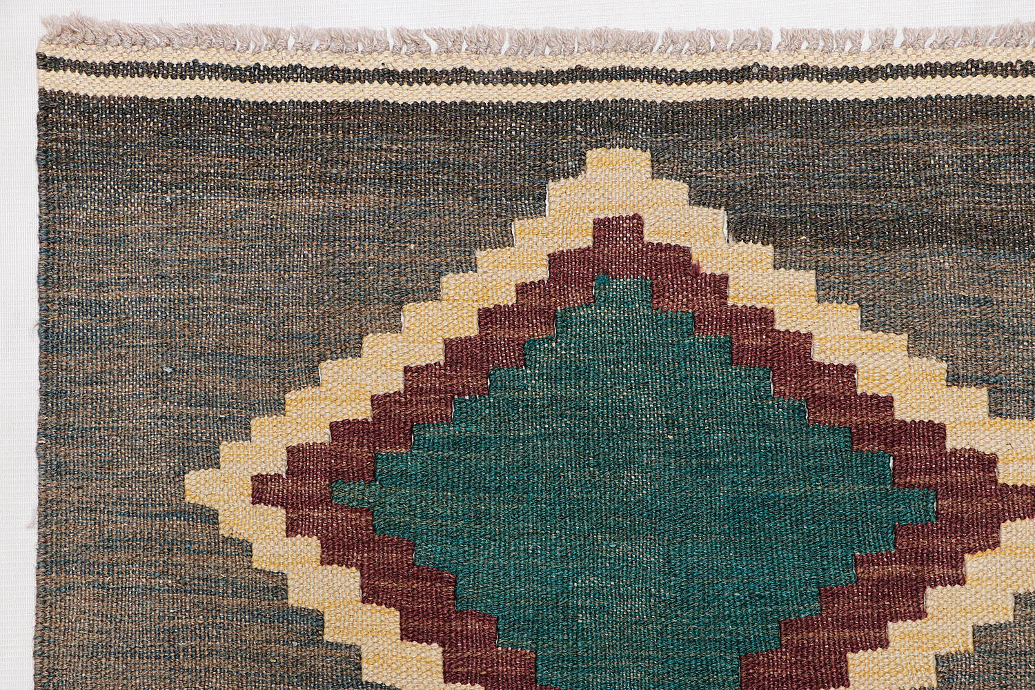 Multy Handmade Veggie Dye Kilim Rug Rectangular