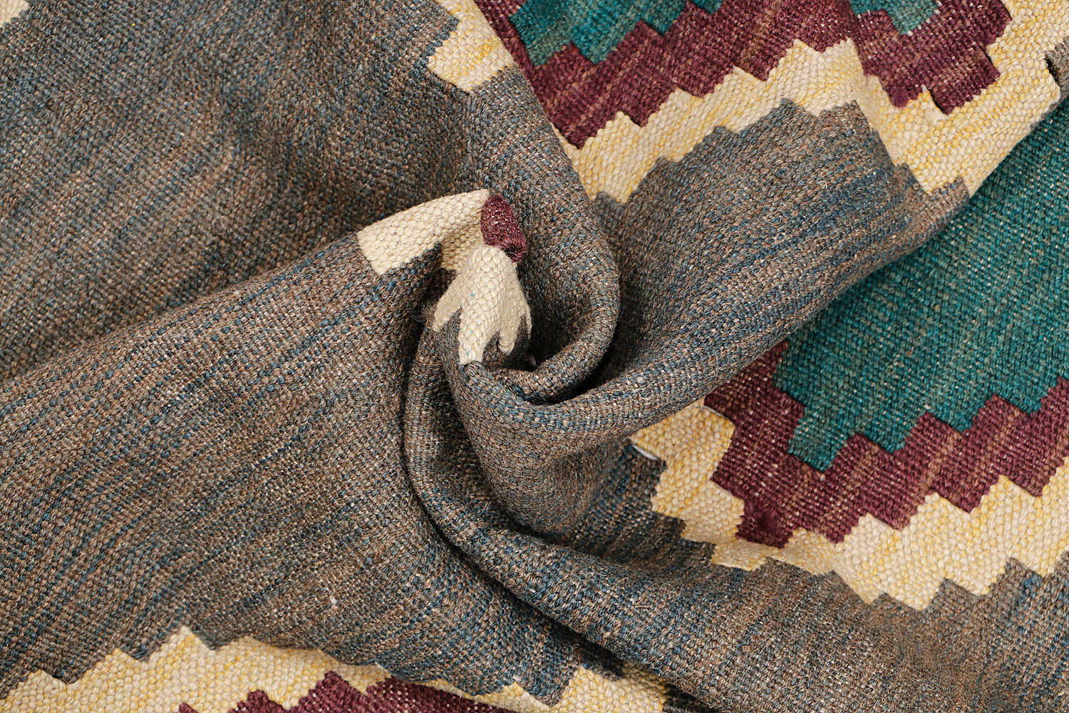 Multy Handmade Veggie Dye Kilim Rug Rectangular