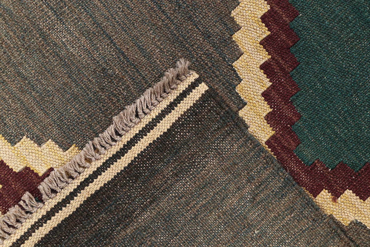 Multy Handmade Veggie Dye Kilim Rug Rectangular