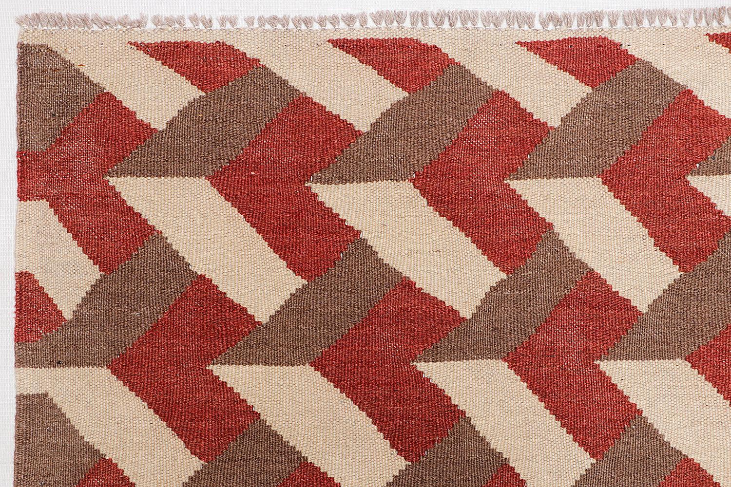4' 6" x 6' 6  Multy Handmade Veggie Dye Kilim Rug Rectangular