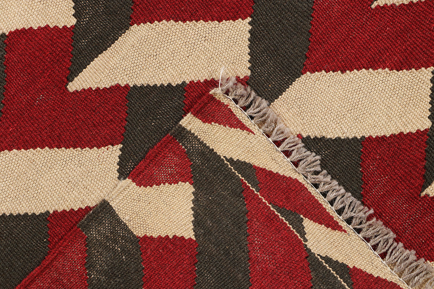 4' 6" x 6' 6  Multy Handmade Veggie Dye Kilim Rug Rectangular